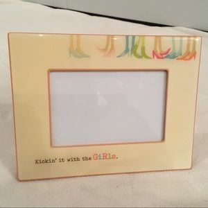 Kickin' it with the girls picture frame 5.5x3.5"